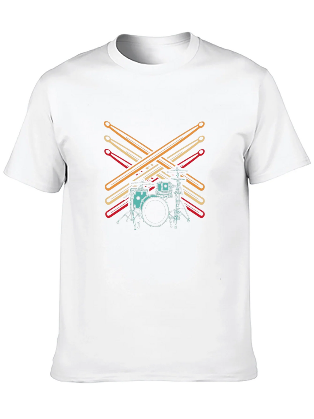 Drum Kit Graphic Tee - Musician Style product image 9