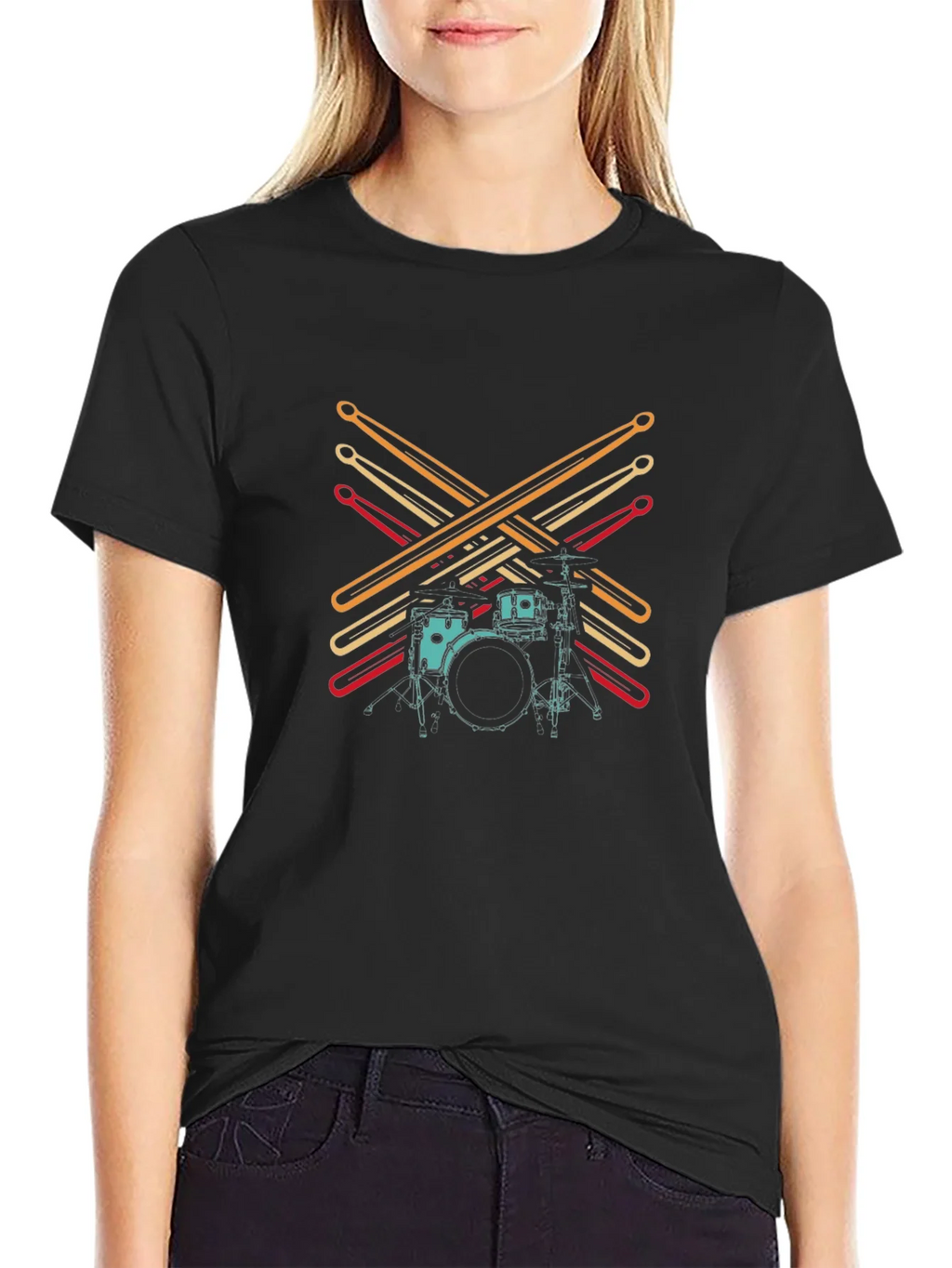 Drum Kit Graphic Tee - Musician Style product image 2