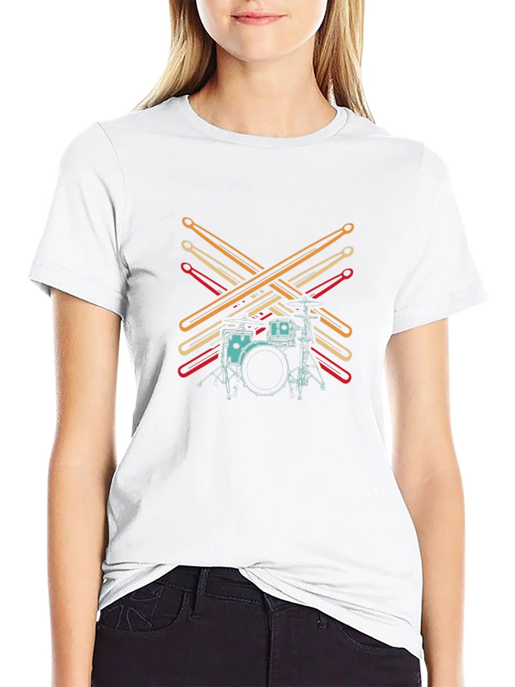 Drum Kit Graphic Tee - Musician Style product image 8