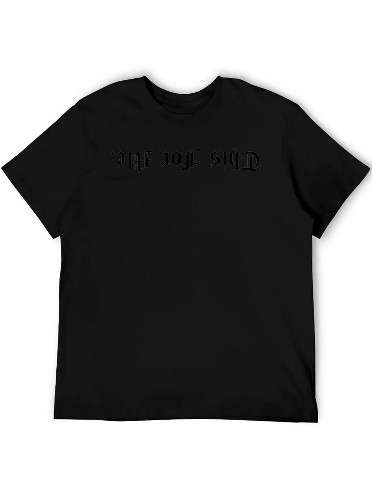 Dark Gothic Style This For All Black T-Shirt product image 5