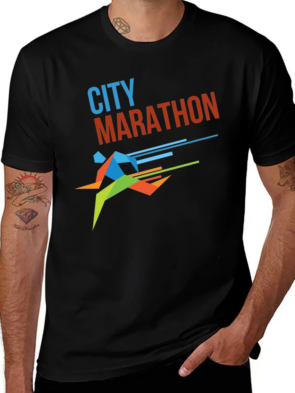 City Marathon Graphic Tee - Stylish Runners Shirt product image 1