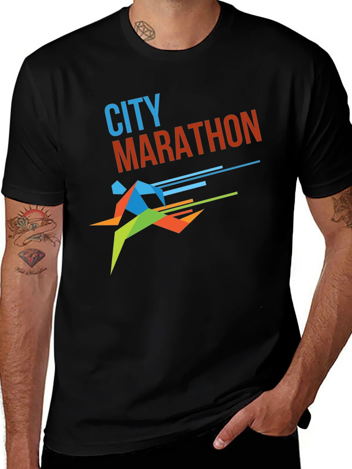 City Marathon Graphic Tee - Stylish Runners Shirt product image 1