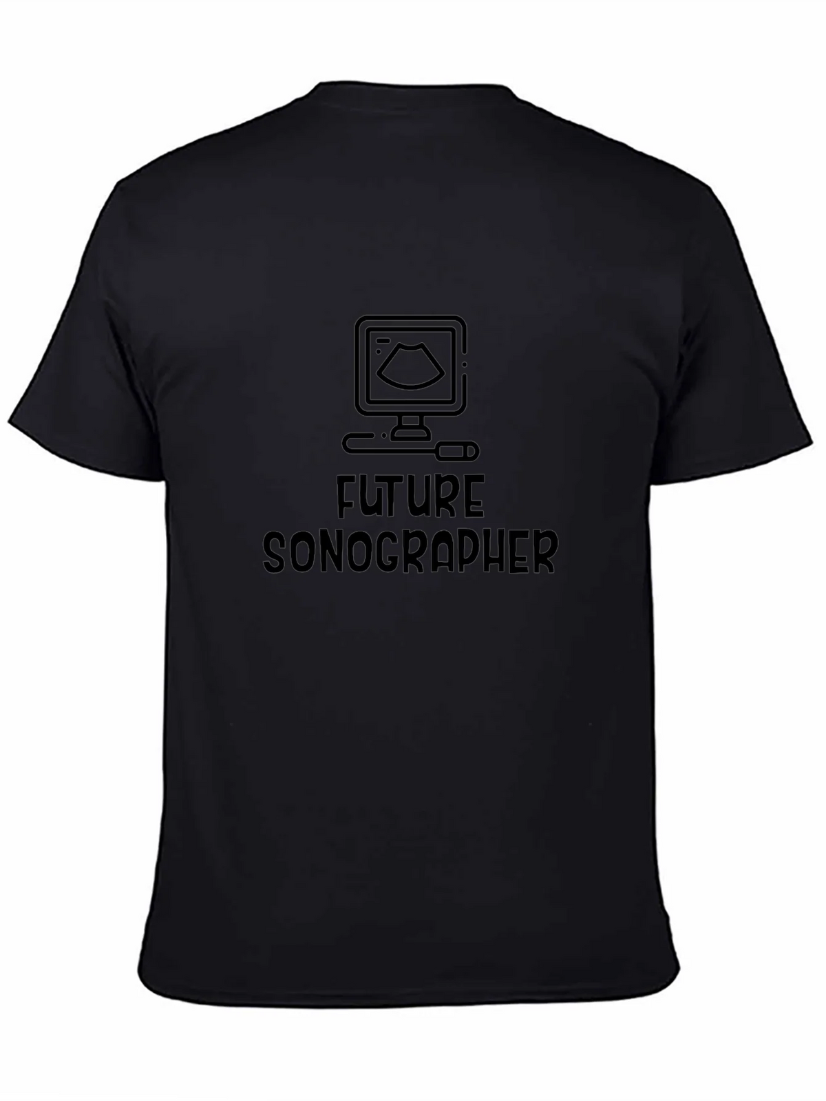 Future Sonographer Black T-Shirt product image 4