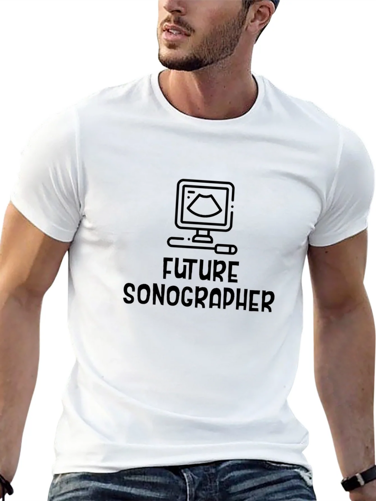 Future Sonographer Black T-Shirt product image 12