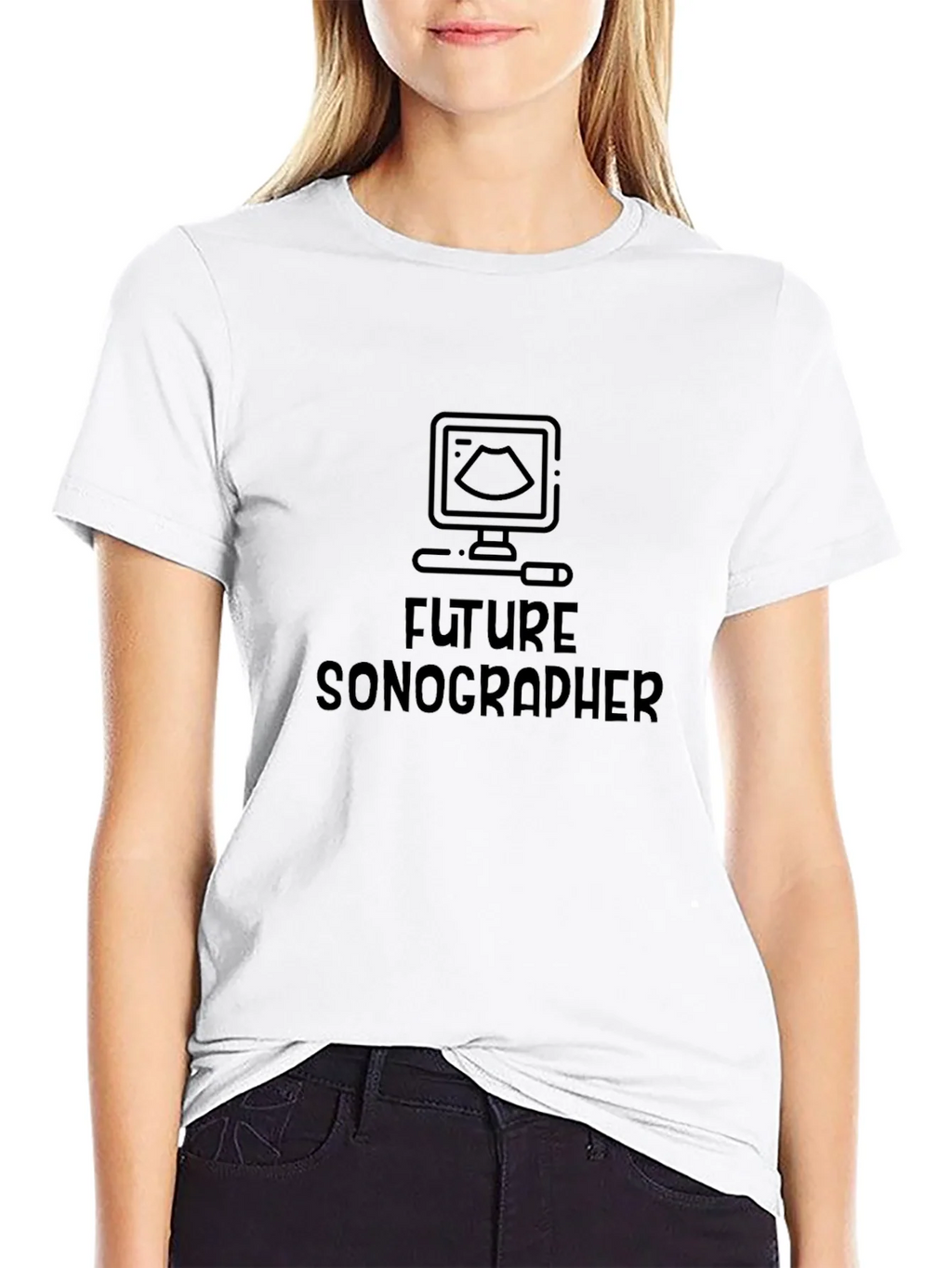 Future Sonographer Black T-Shirt product image 8
