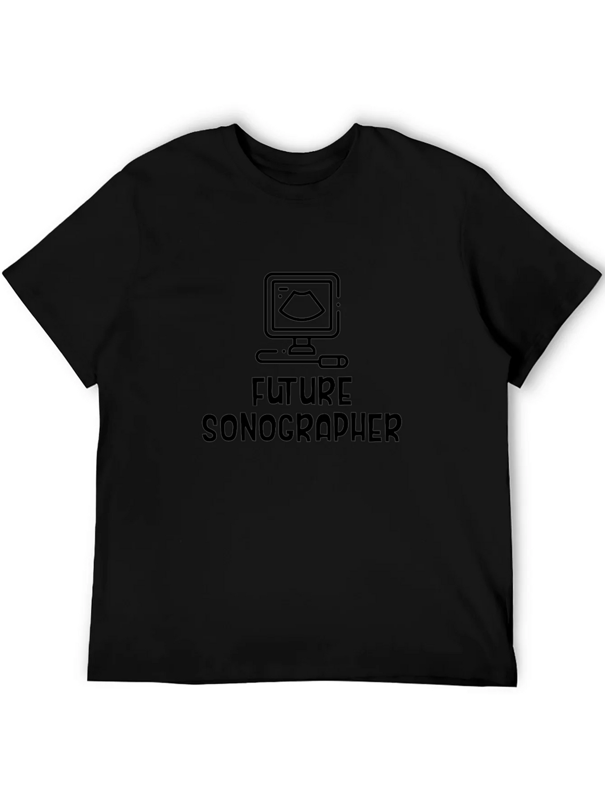 Future Sonographer Black T-Shirt product image 5