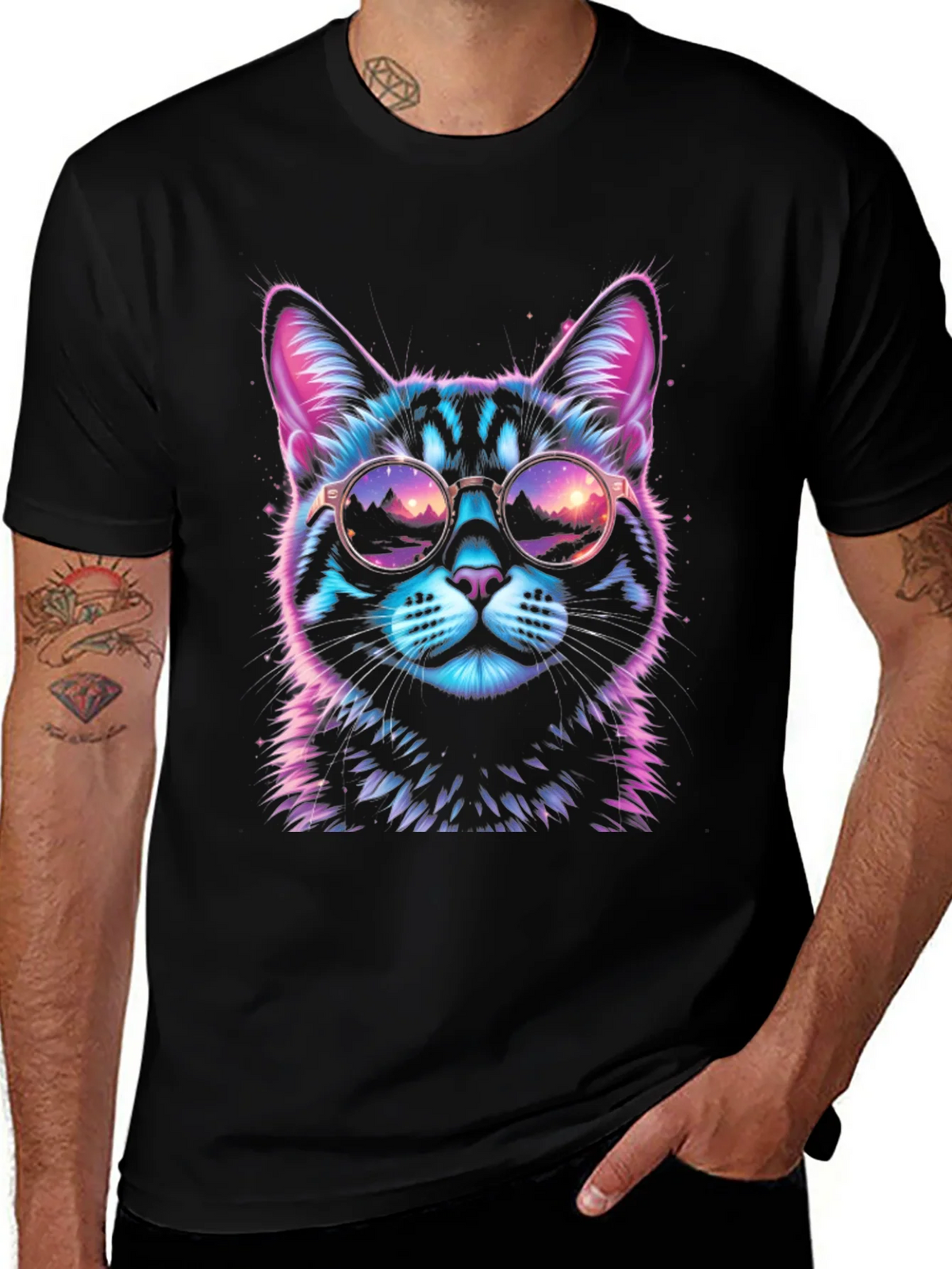 Cool Cat Graphic Tee product image 1