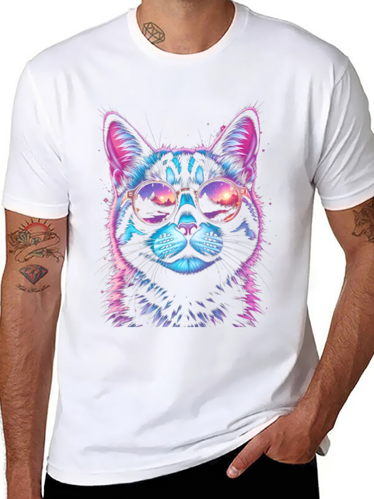 Cool Cat Graphic Tee product image 7