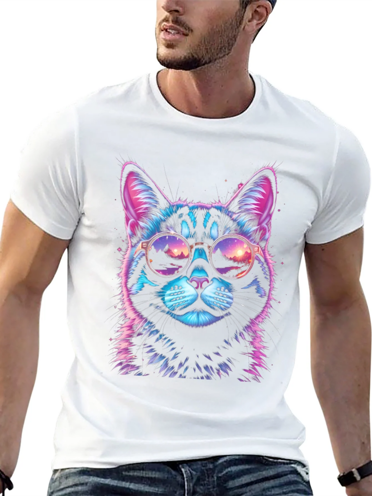 Cool Cat Graphic Tee product image 12