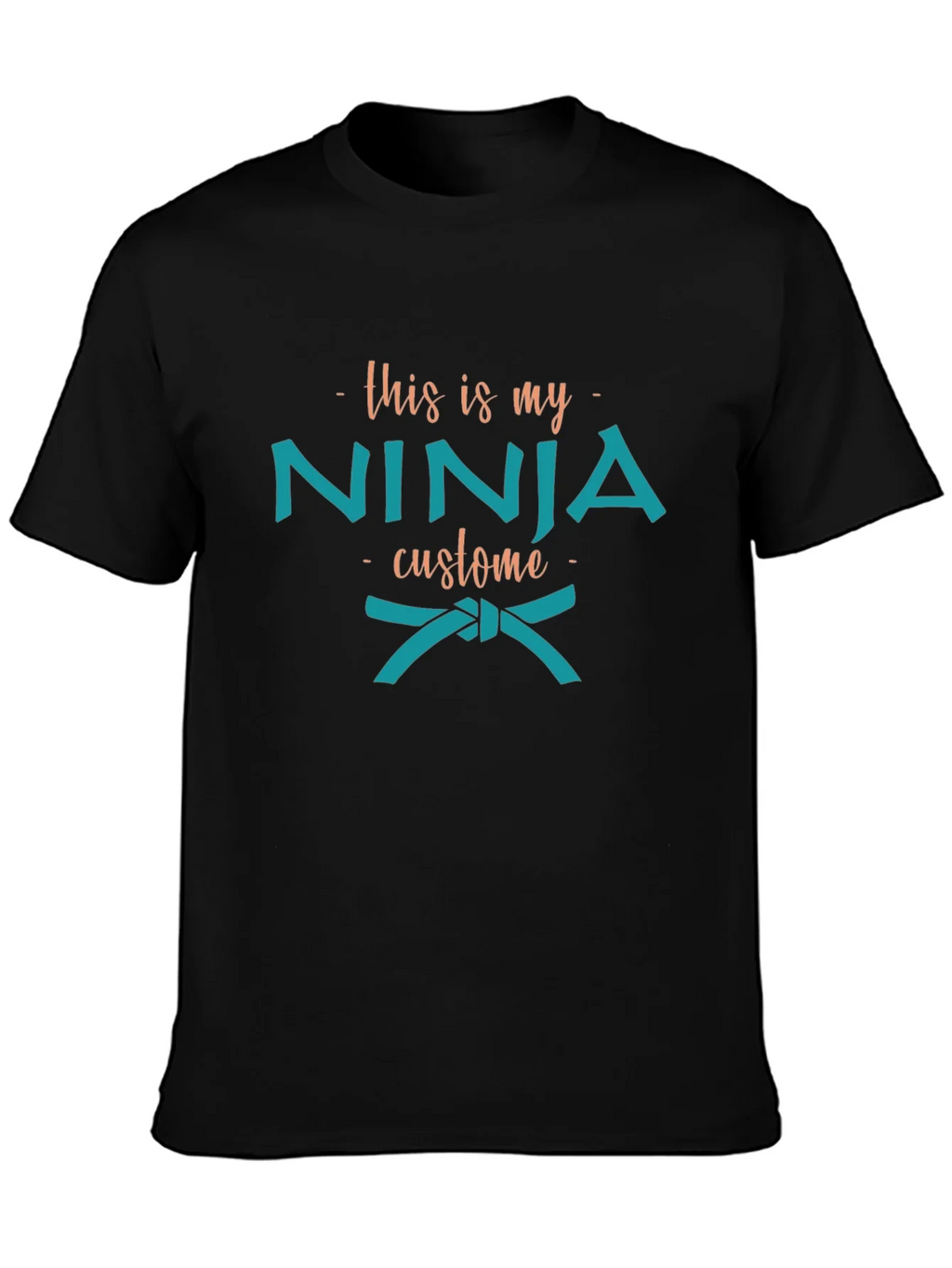 Funny Ninja Costume T-Shirt product image 3