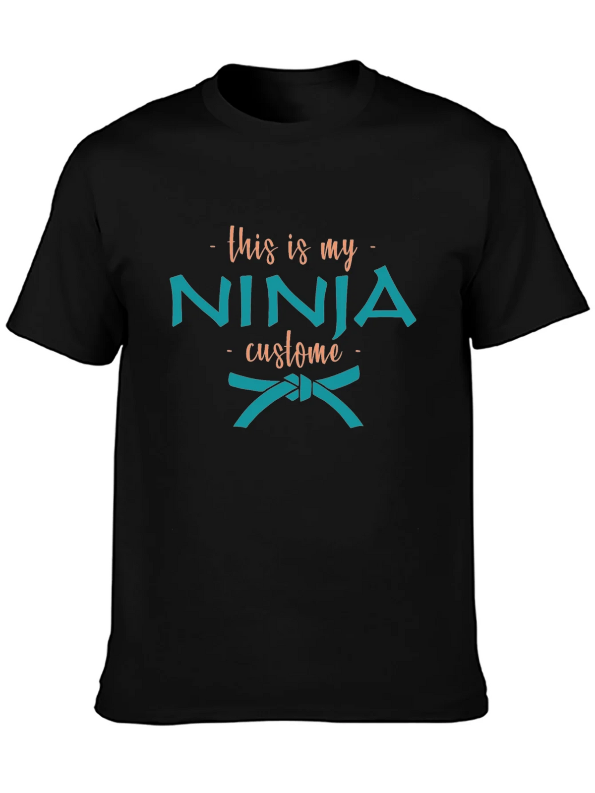 Funny Ninja Costume T-Shirt product image 3