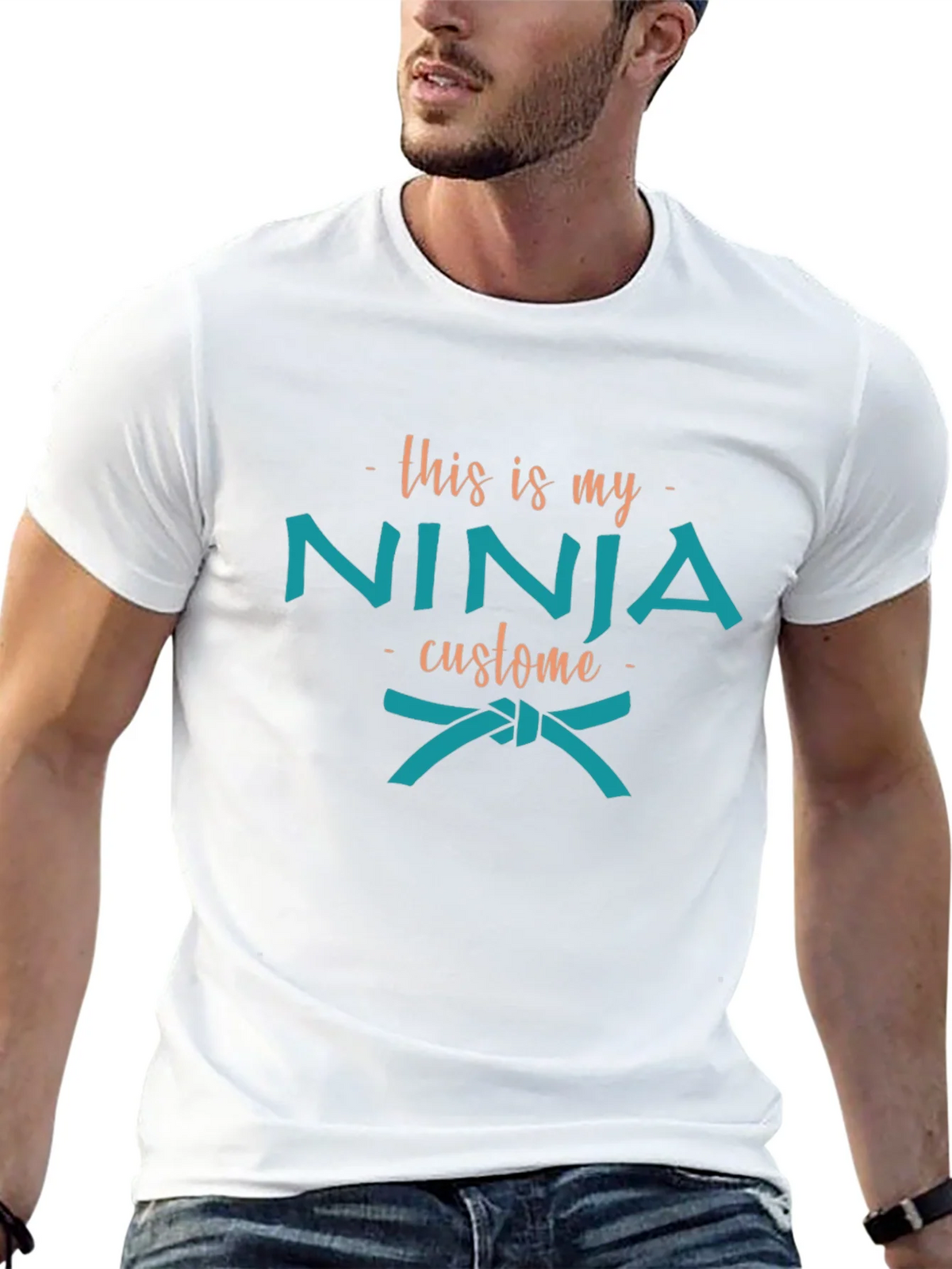 Funny Ninja Costume T-Shirt product image 12
