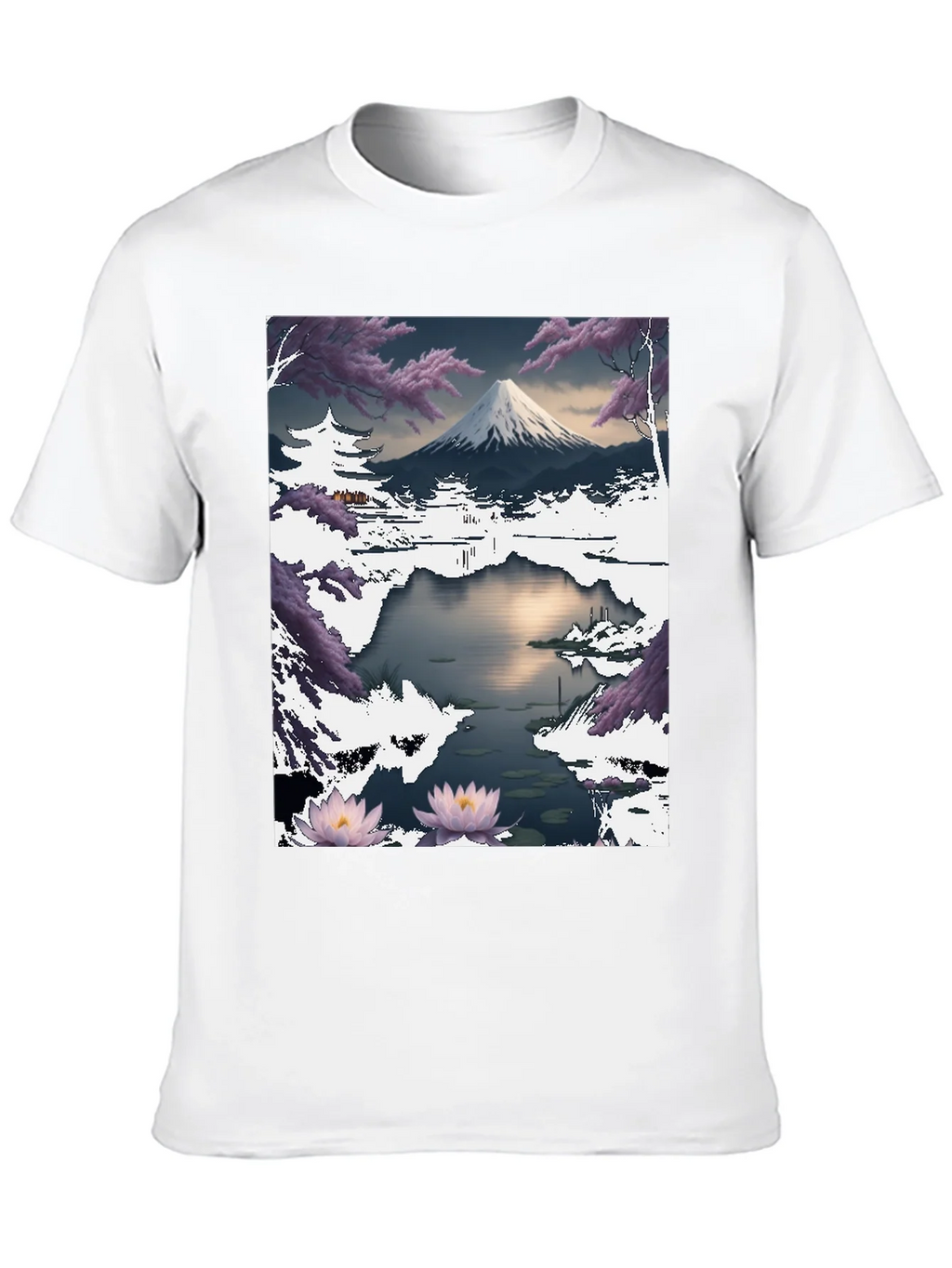 Mount Fuji Landscape Graphic T-Shirt product image 9