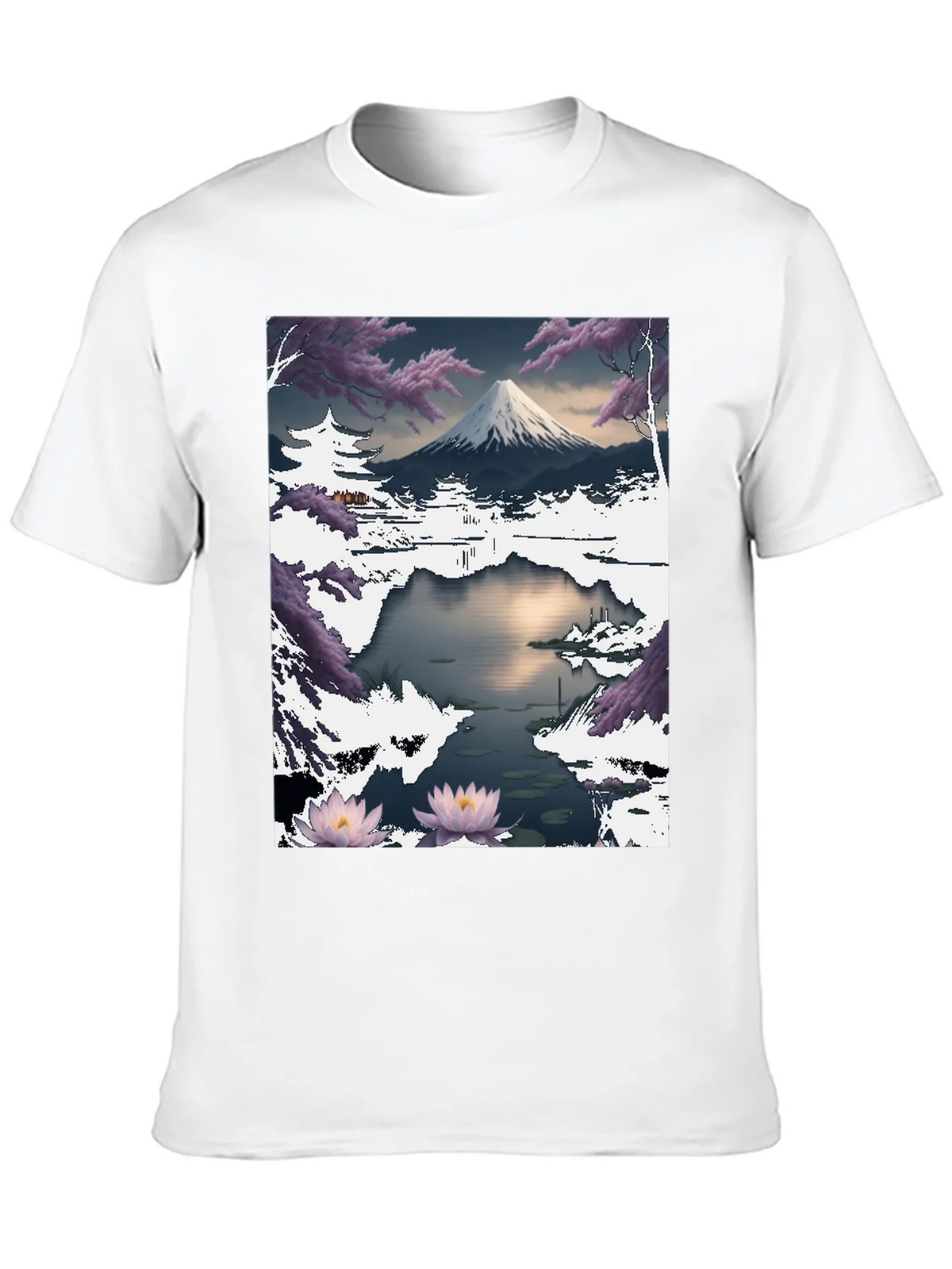 Mount Fuji Landscape Graphic T-Shirt product image 9