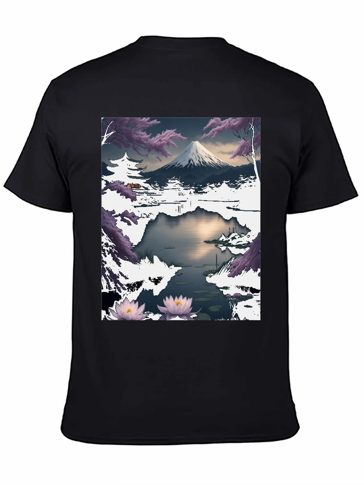 Mount Fuji Landscape Graphic T-Shirt product image 4
