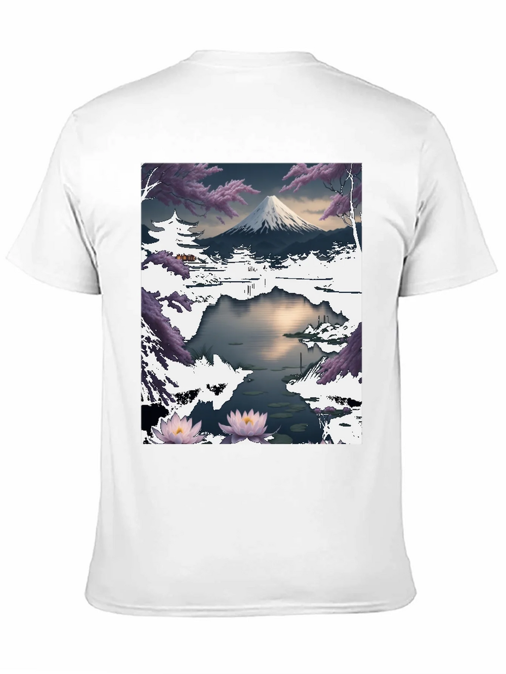 Mount Fuji Landscape Graphic T-Shirt product image 10
