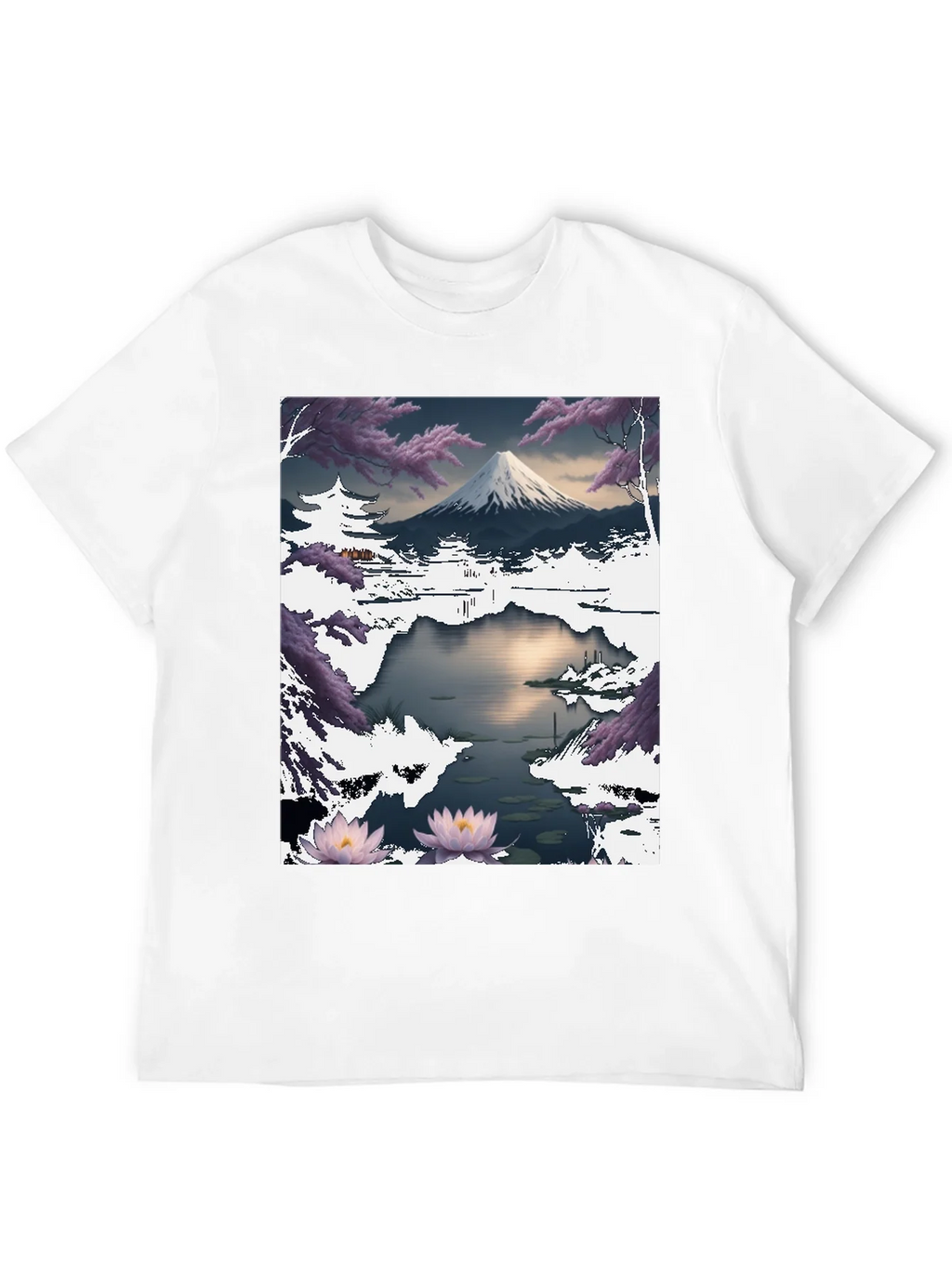 Mount Fuji Landscape Graphic T-Shirt product image 11