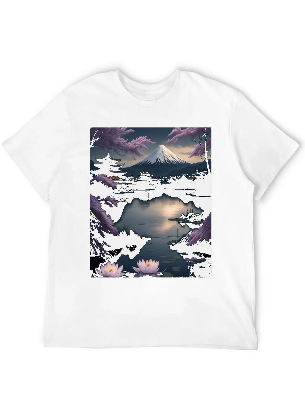 Mount Fuji Landscape Graphic T-Shirt product image 11