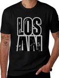 Los An Graphic Print Black T-Shirt product image 1