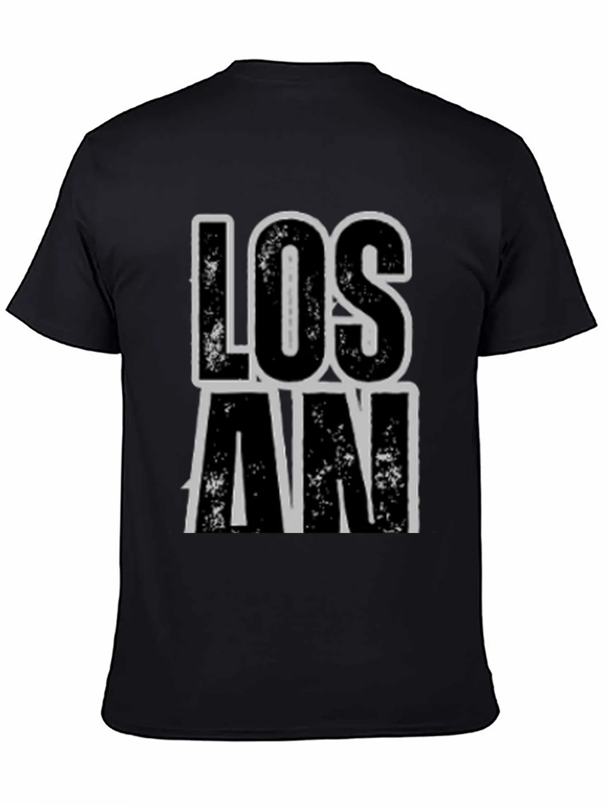 Los An Graphic Print Black T-Shirt product image 4