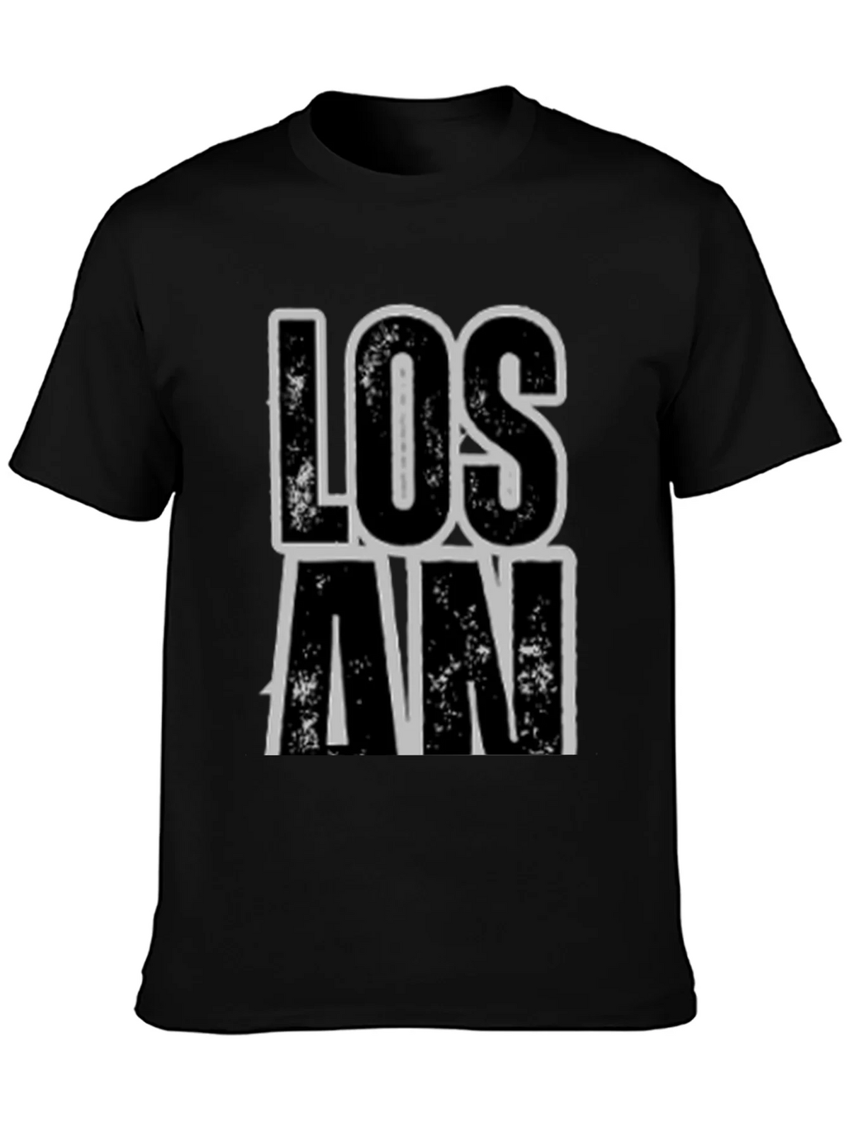 Los An Graphic Print Black T-Shirt product image 3