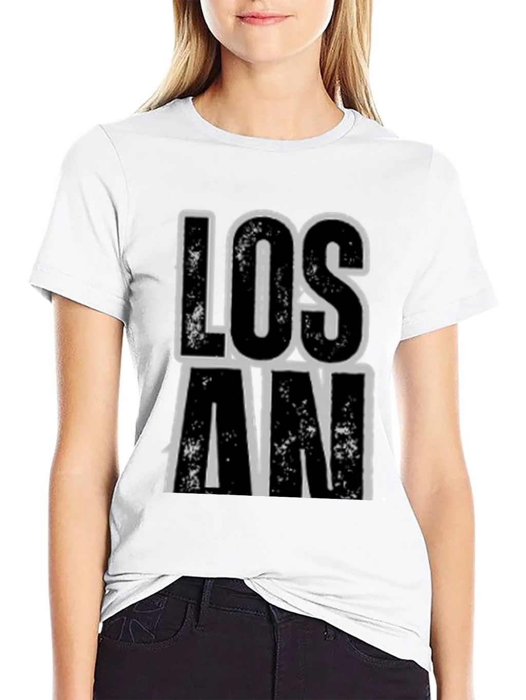 Los An Graphic Print Black T-Shirt product image 8