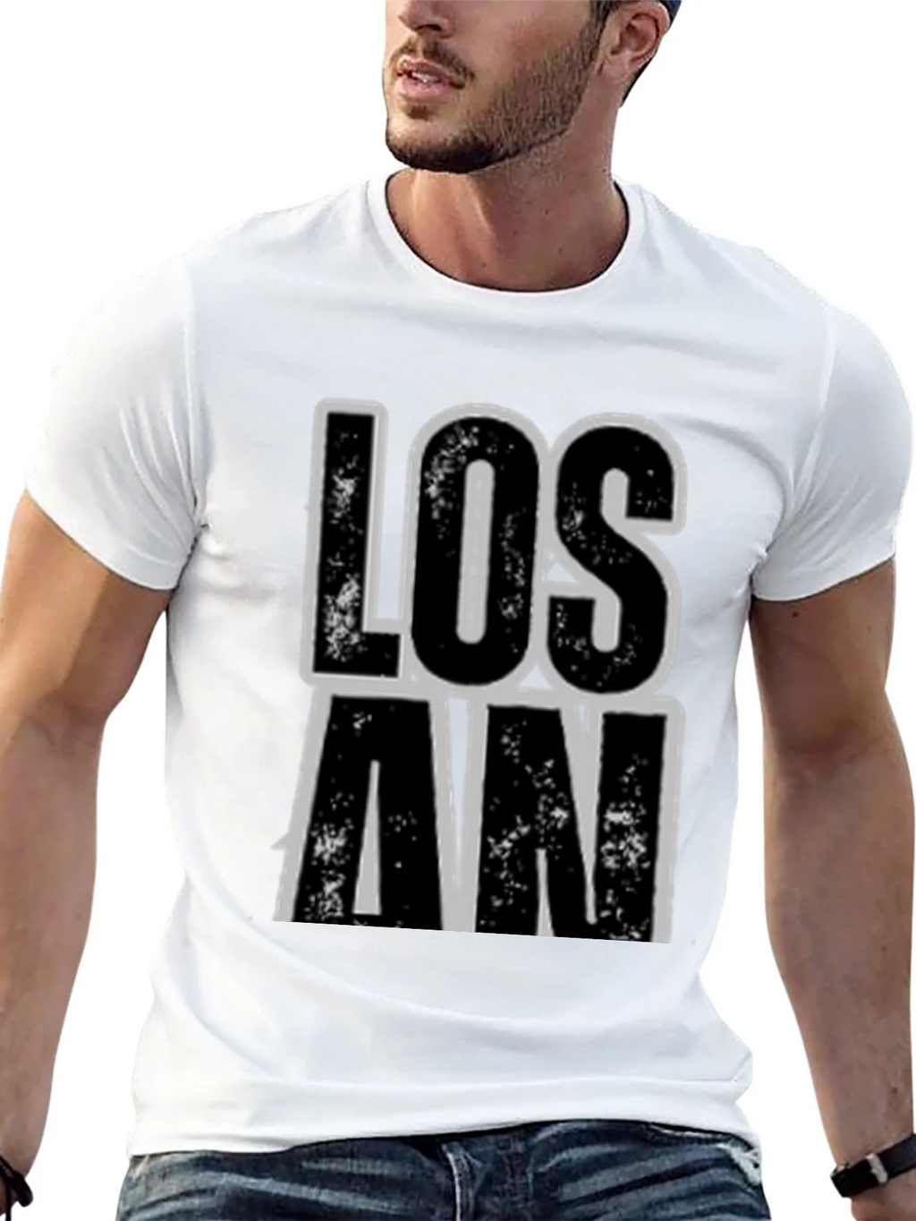 Los An Graphic Print Black T-Shirt product image 12