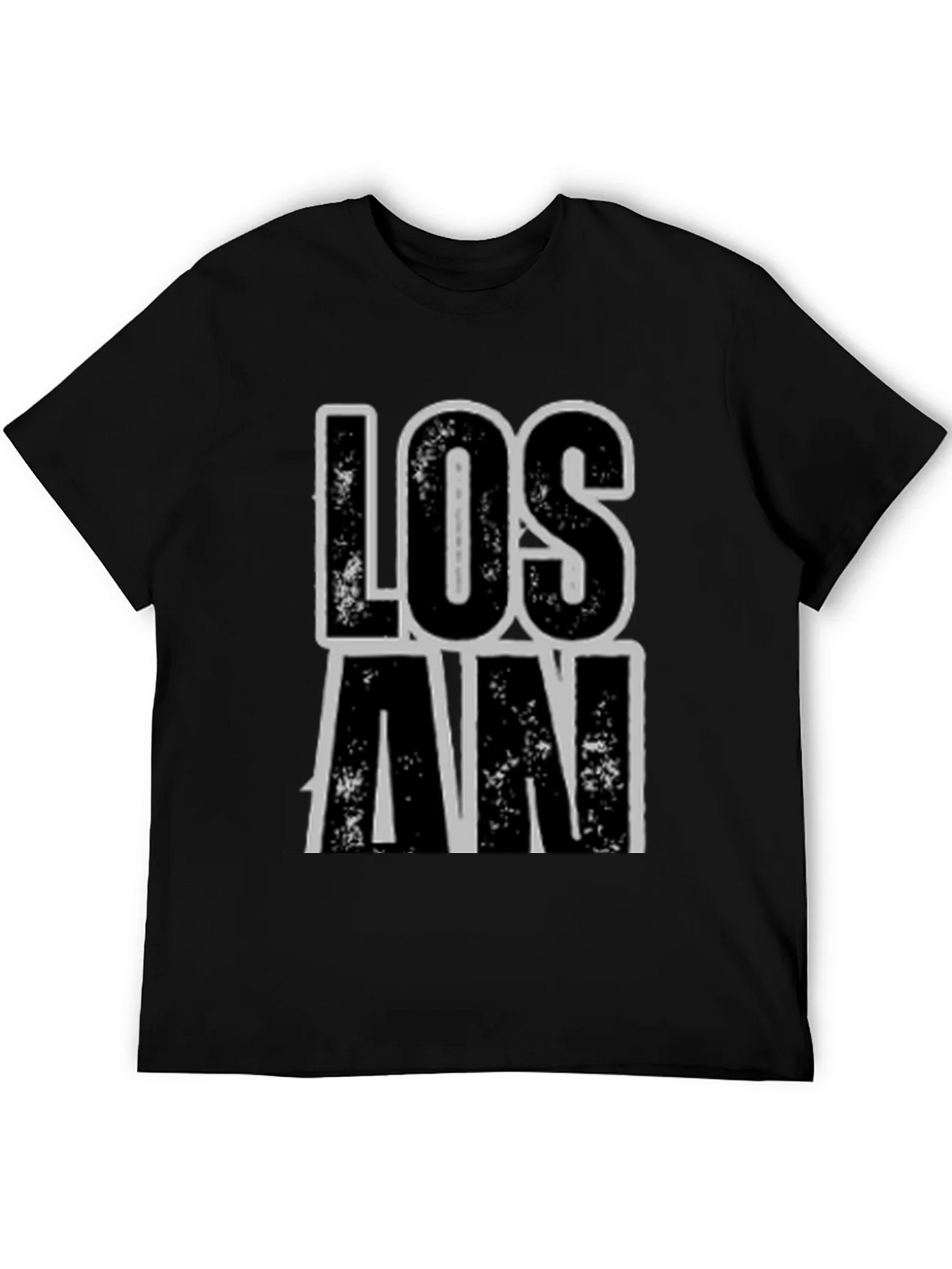 Los An Graphic Print Black T-Shirt product image 5