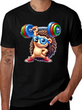 Workout Hedgehog Graphic Tee product image 1
