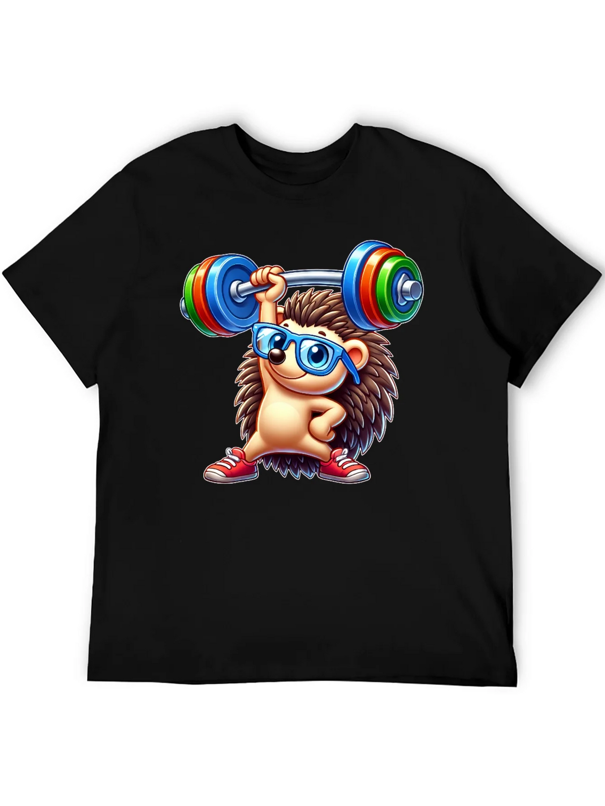 Workout Hedgehog Graphic Tee product image 5