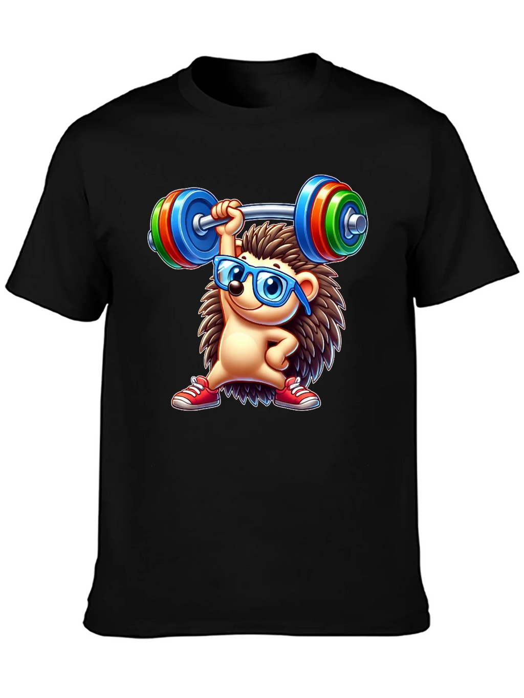 Workout Hedgehog Graphic Tee product image 3