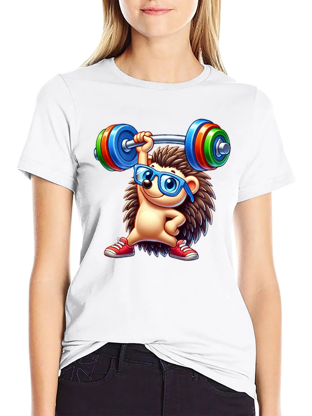 Workout Hedgehog Graphic Tee product image 8