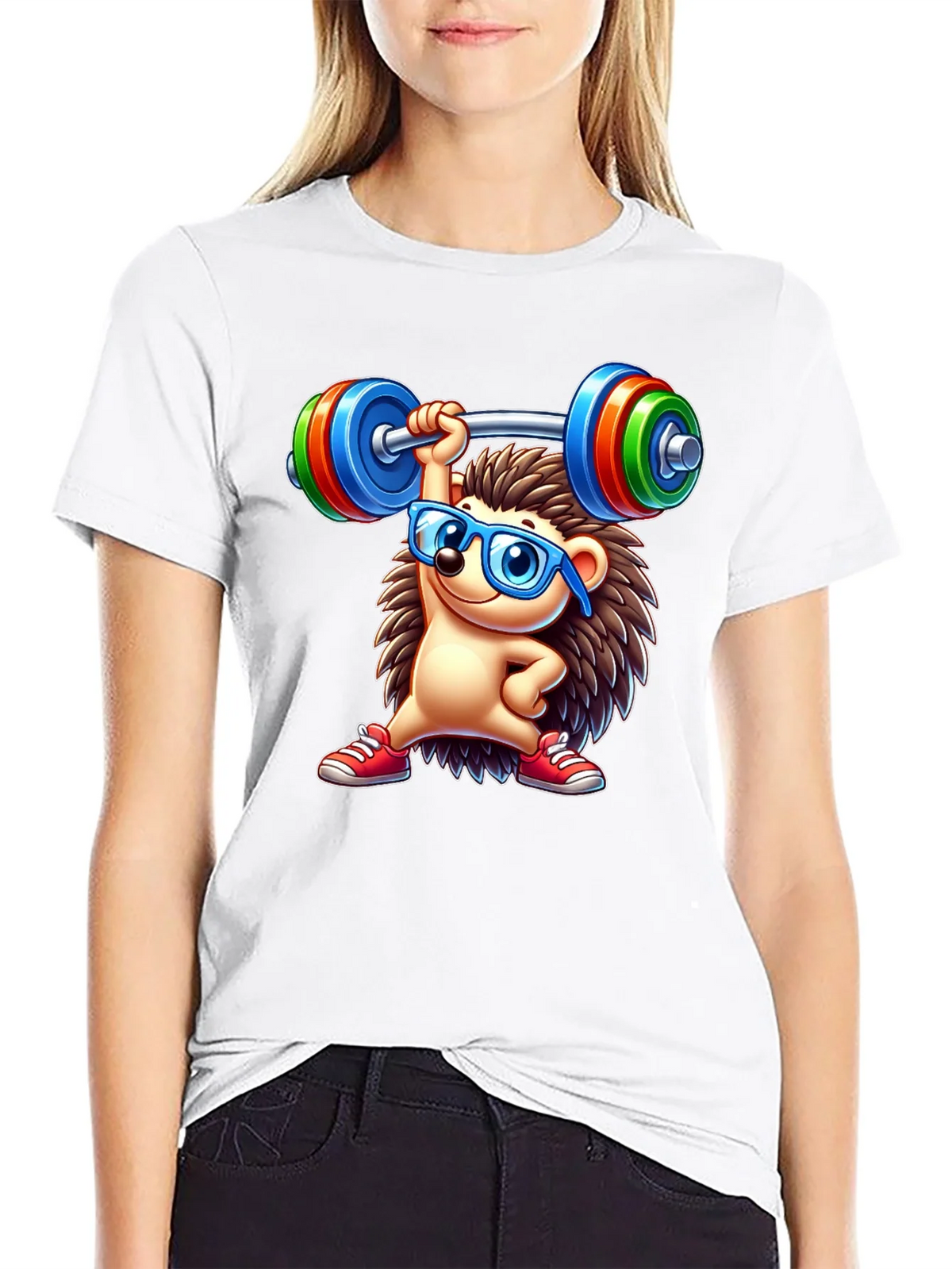 Workout Hedgehog Graphic Tee product image 8