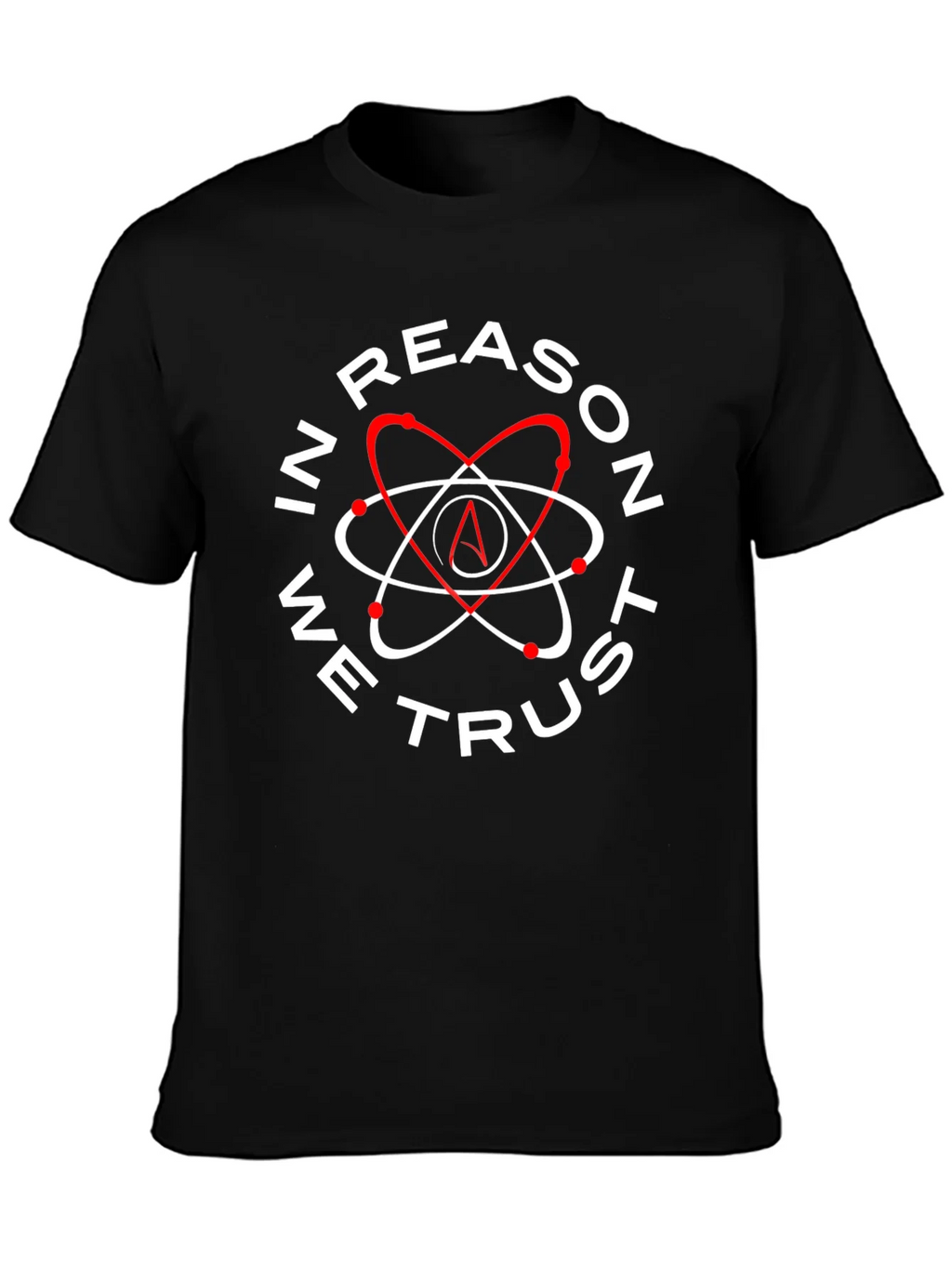 In Reason We Trust Atheist Atom T-Shirt product image 3