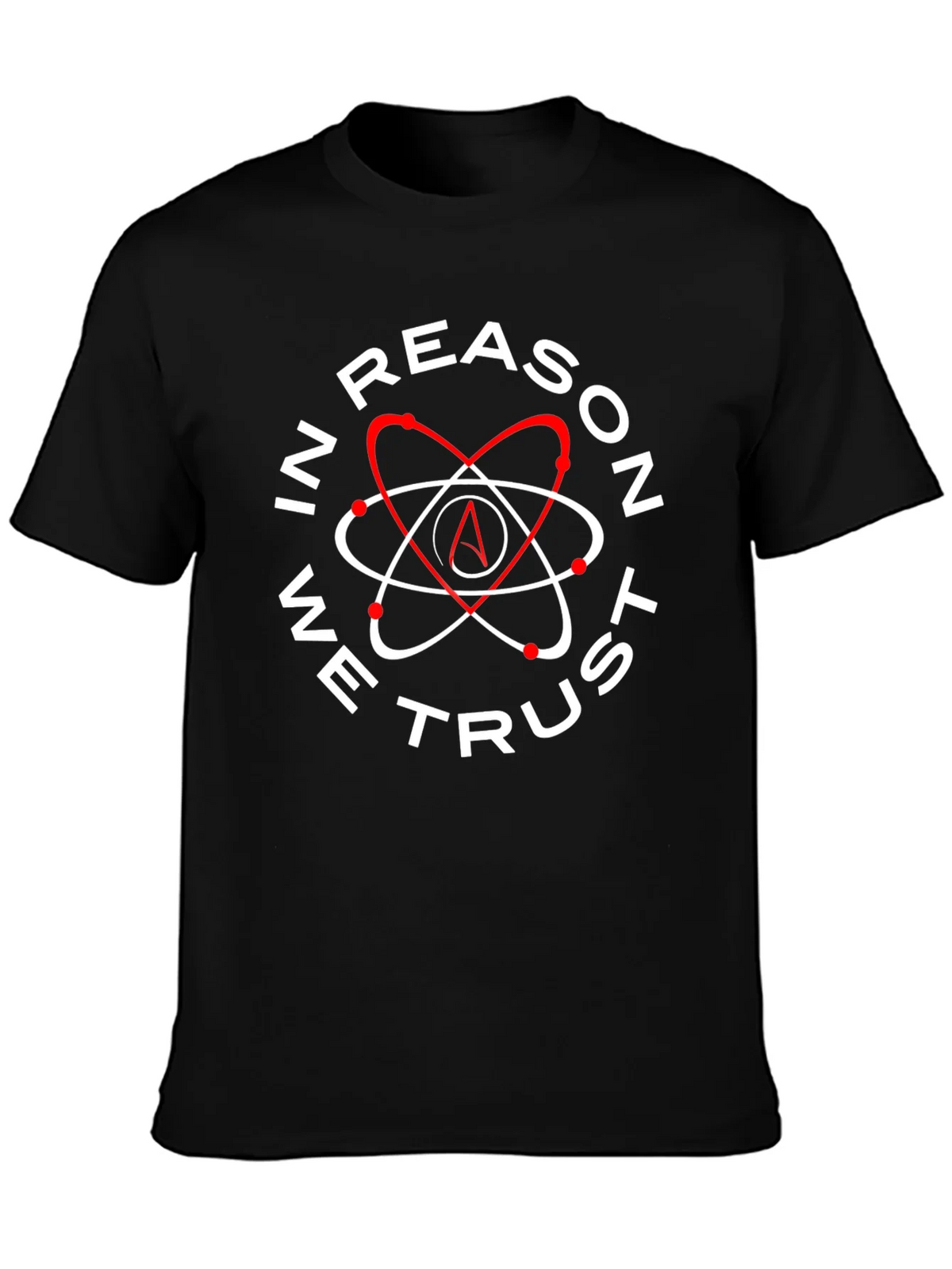 In Reason We Trust Atheist Atom T-Shirt product image 3