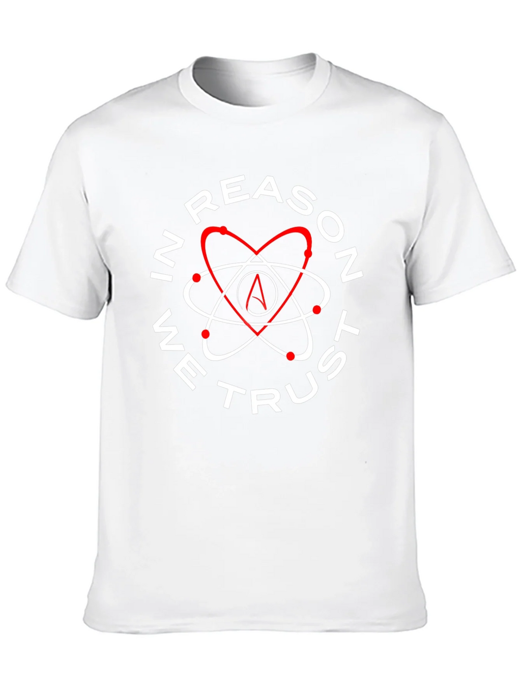 In Reason We Trust Atheist Atom T-Shirt product image 9