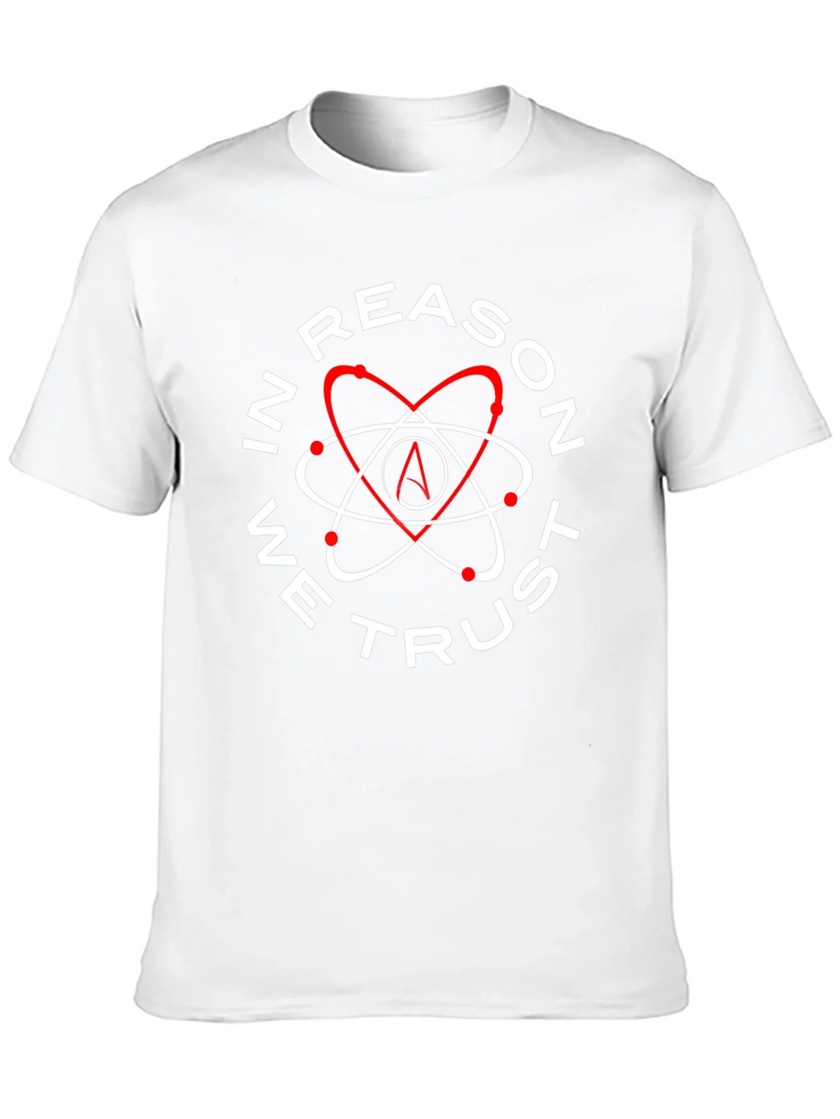 In Reason We Trust Atheist Atom T-Shirt product image 9