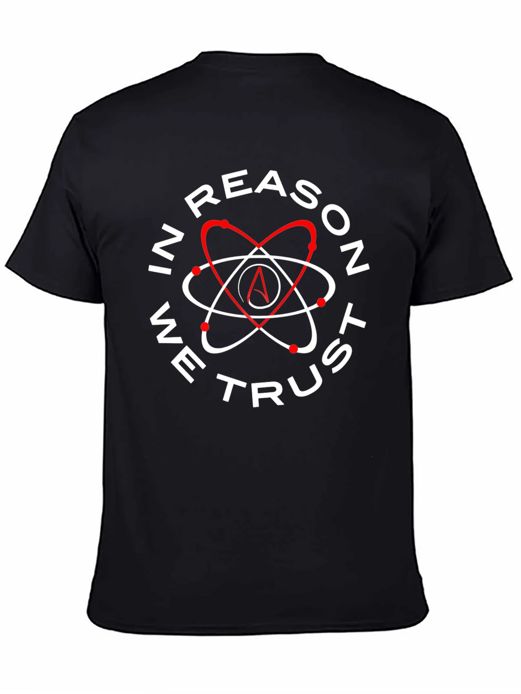 In Reason We Trust Atheist Atom T-Shirt product image 4