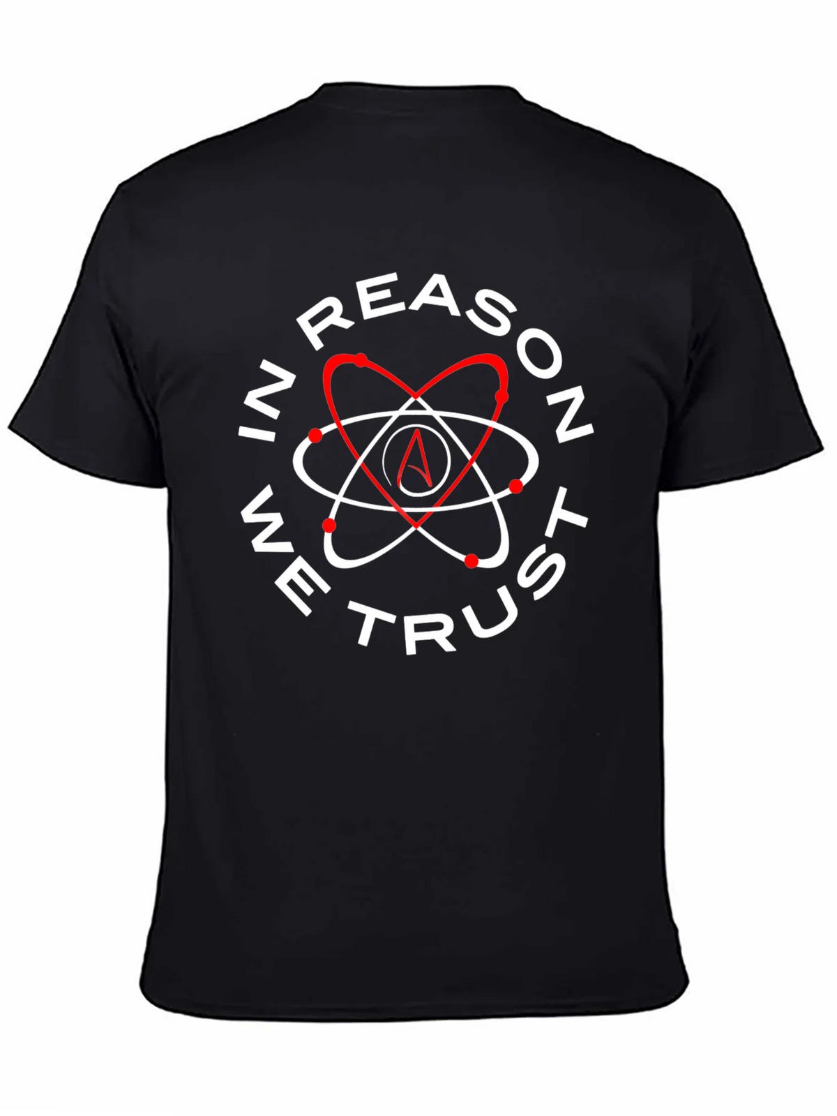 In Reason We Trust Atheist Atom T-Shirt product image 4