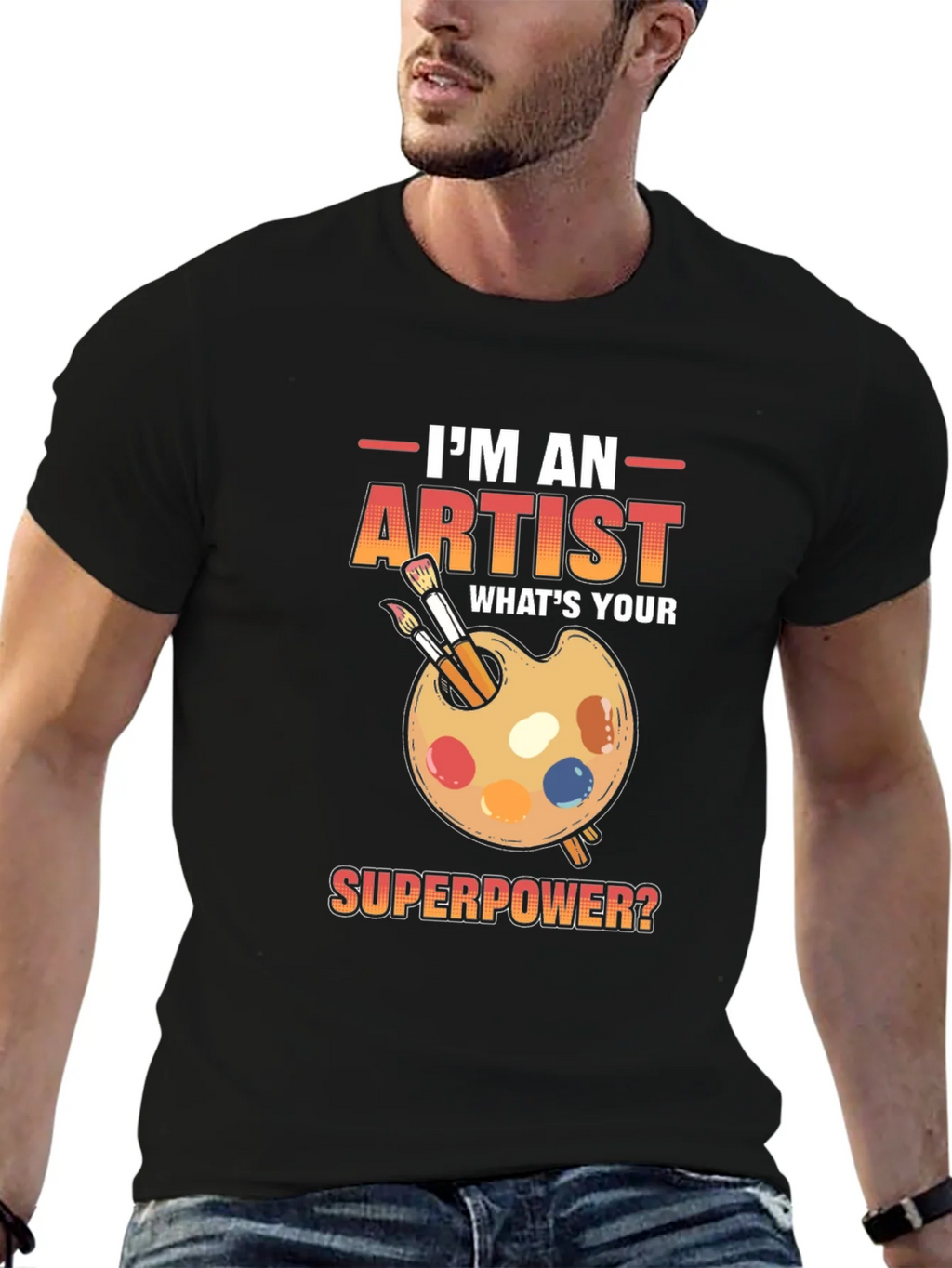 Artist Superpower T-Shirt - Creative Gift Idea product image 6