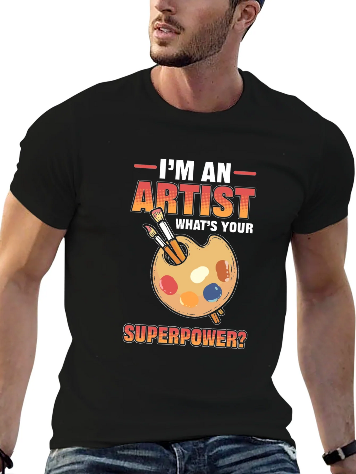Artist Superpower T-Shirt - Creative Gift Idea product image 6
