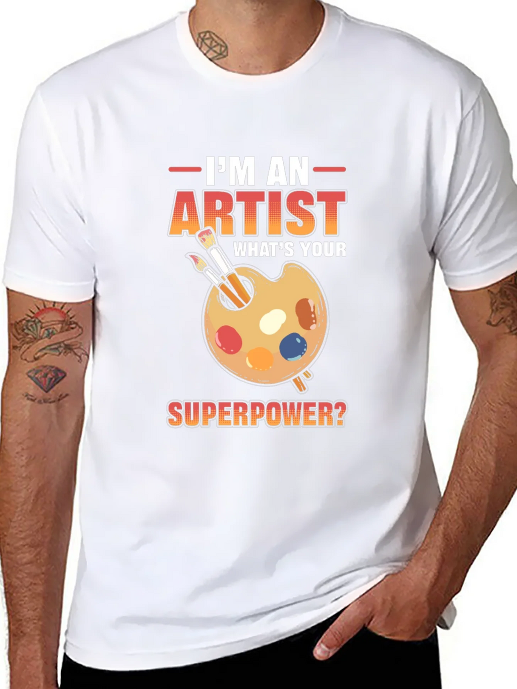 Artist Superpower T-Shirt - Creative Gift Idea product image 7