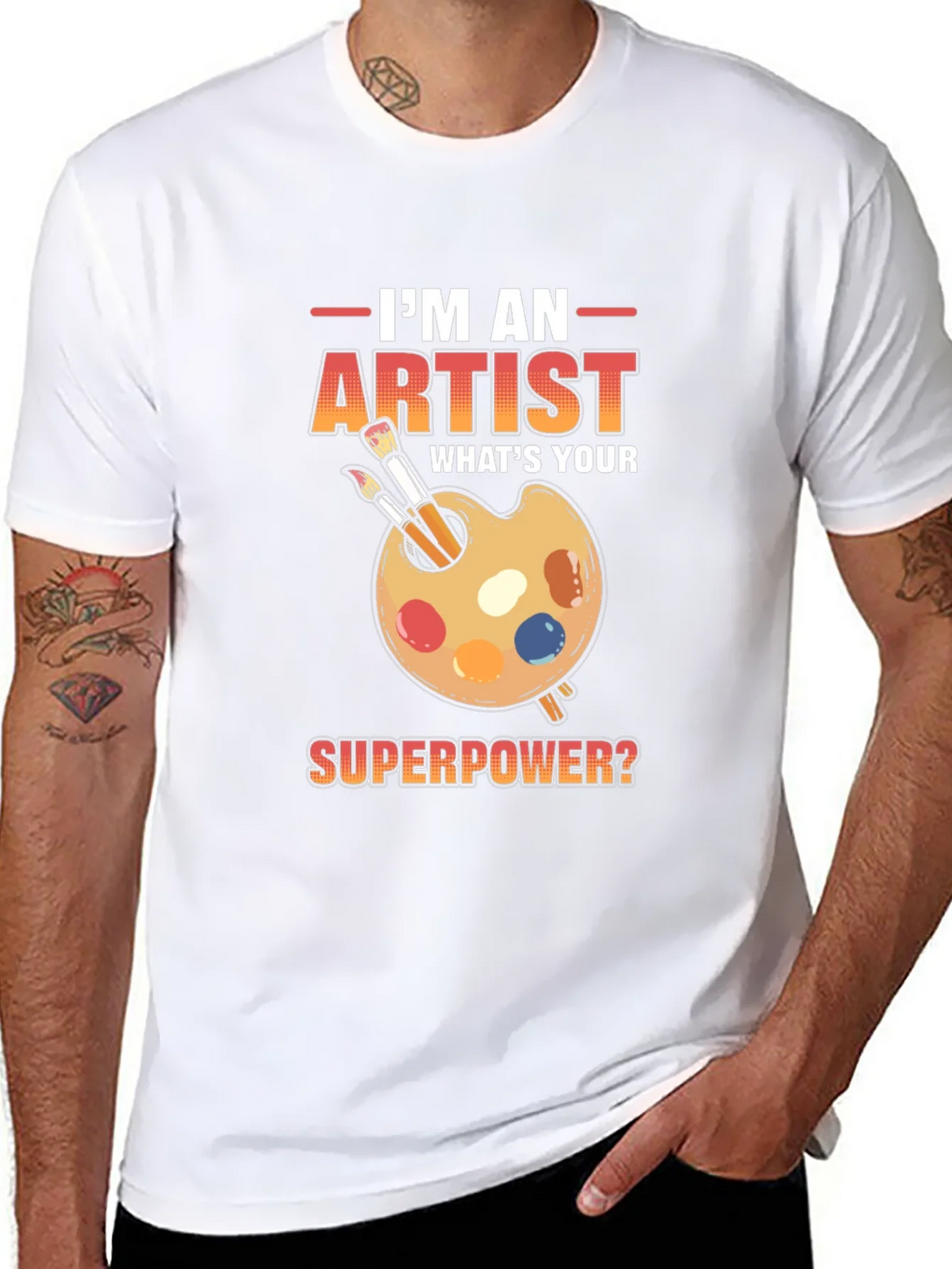 Artist Superpower T-Shirt - Creative Gift Idea product image 7