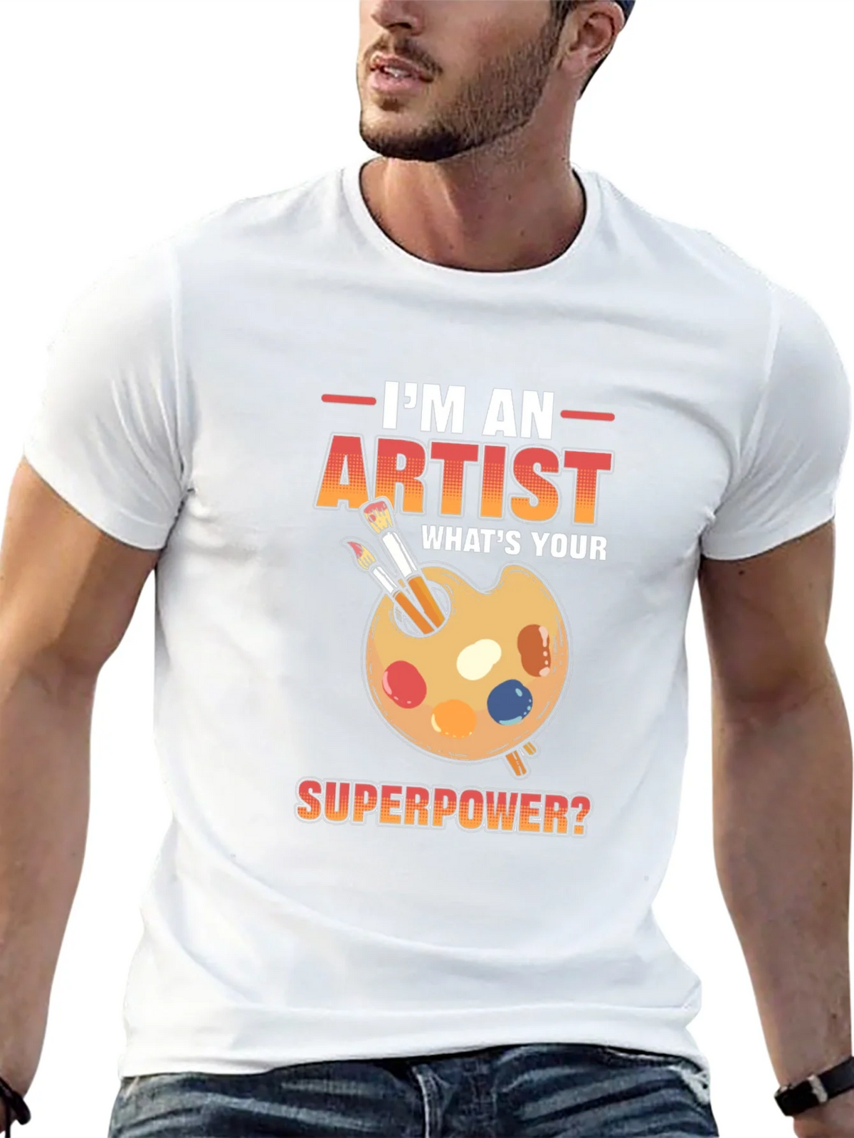 Artist Superpower T-Shirt - Creative Gift Idea product image 12