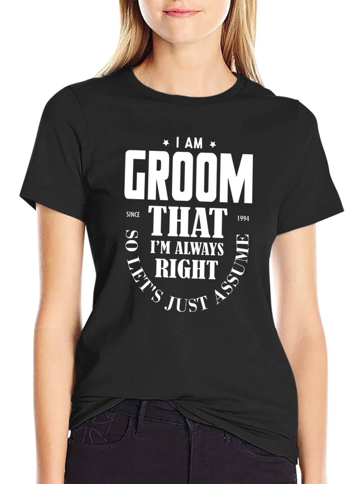 I Am Groom Since 1994 Funny T-Shirt product image 2