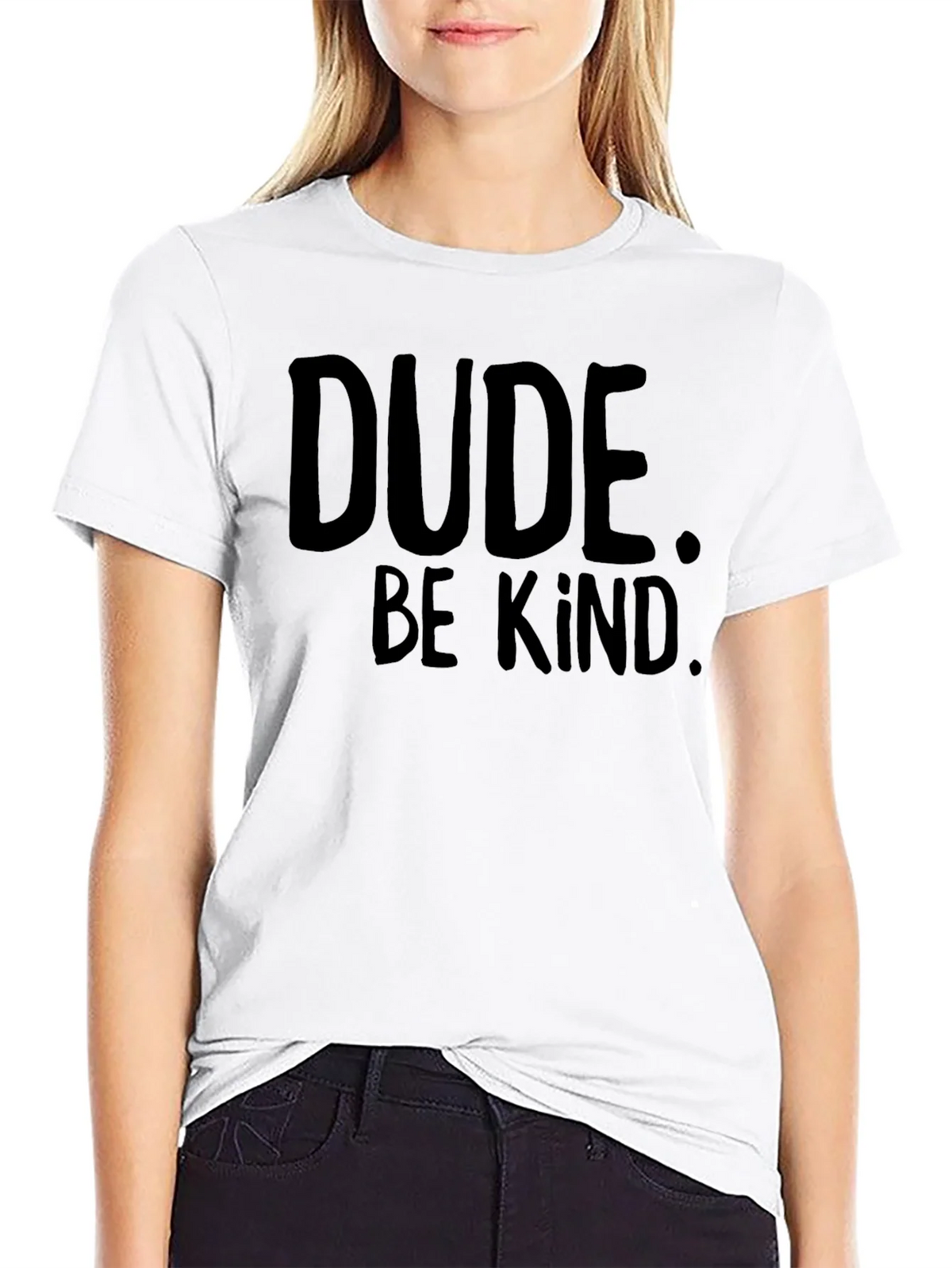 Dude Be Kind T-Shirt - Black Graphic Tee product image 8