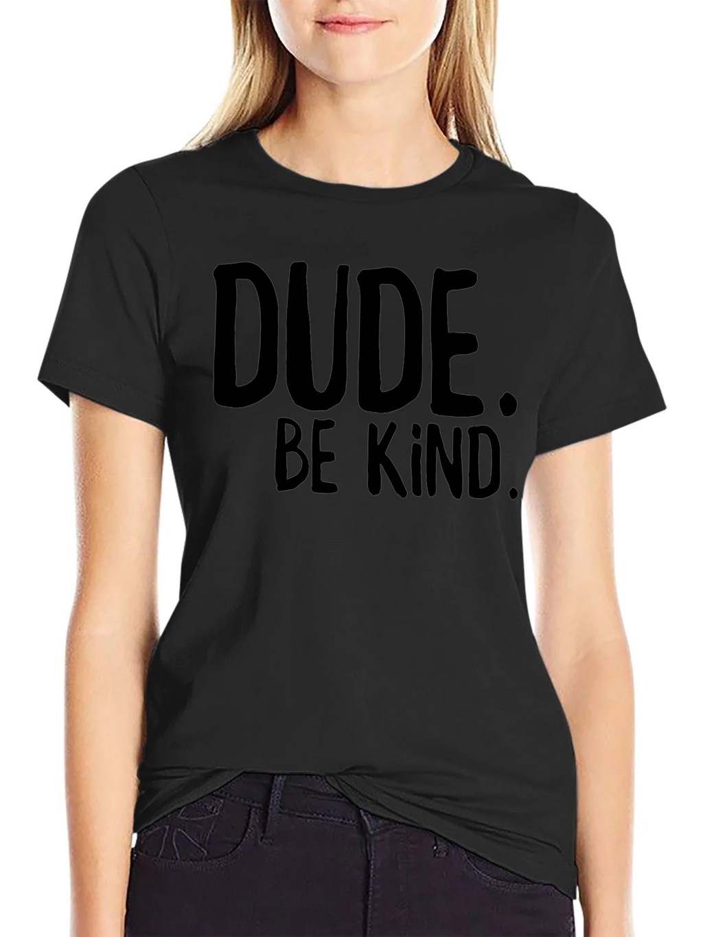 Dude Be Kind T-Shirt - Black Graphic Tee product image 2