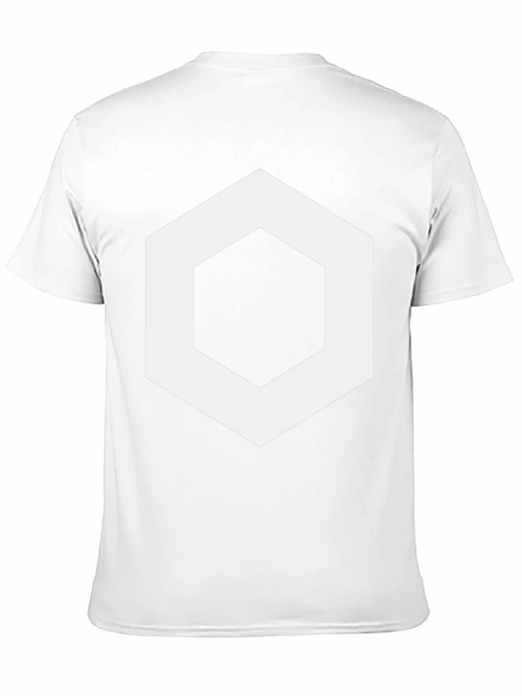 Geometric Hexagon Graphic Tee - Stylish Mens Black T-Shirt product image 10
