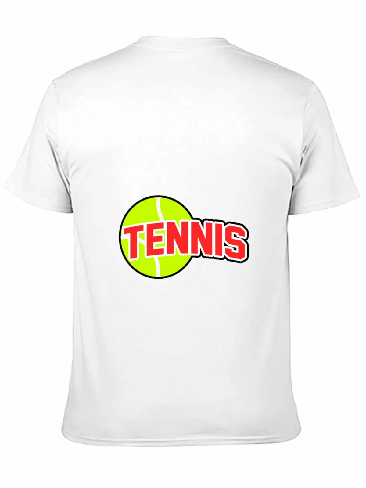 Tennis Ball Graphic Tee - Black Cotton T-Shirt product image 10