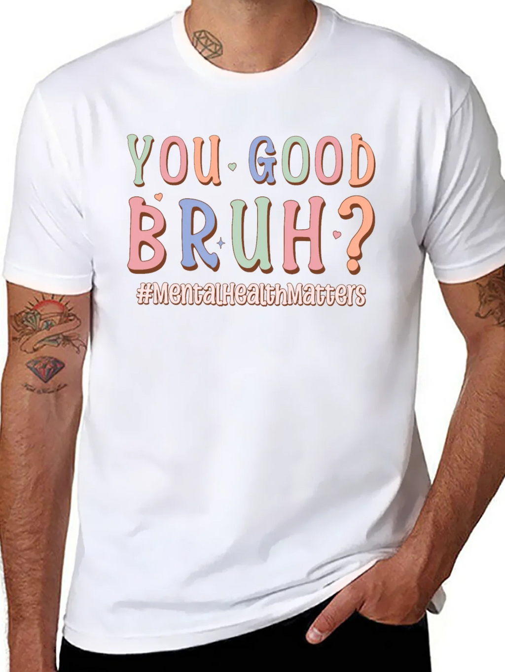 You Good Bruh? Mental Health T-Shirt product image 7